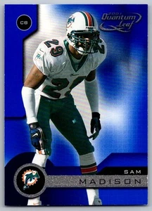 2001 Quantum Leaf Sam Madison Miami Dolphins #98 - Picture 1 of 2