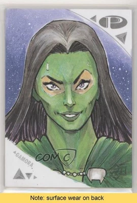 2019 Upper Deck Marvel Premier 1/1 Paul Andrews Auto Sketch READ l6f - Image 1 of 3