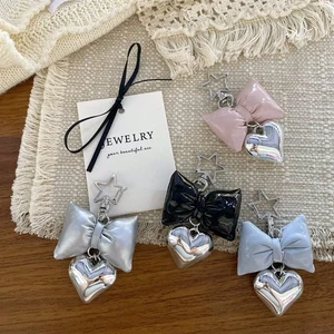Versatile Heart Bow Phone Lanyard DIY Bow Keychains Backpack Decoration Gifts_W - Picture 1 of 15