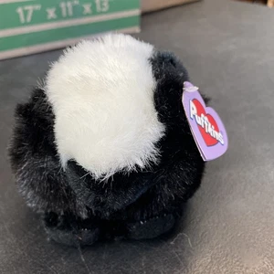 Swibco Puffkins Odie the Skunk Stuffed Plush 1997 4" - Picture 1 of 2