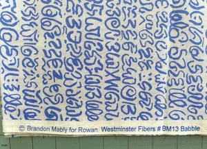 3 Yards Babble BM13 Brandon Mably for Rowan Westminster Fibers Quilt Fabric - Picture 1 of 2