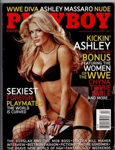 April 2007 Playboy WWE Diva Ashley Massaro Nude ~ Giuliana Marino Bill Maher - Picture 1 of 1