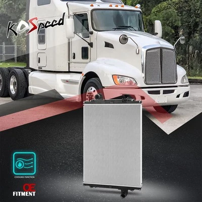 Radiador de carreras de núcleo de aluminio estilo OE para Kenworth T660/Peterbilt 320 2008-2015 Foto 1 de 4