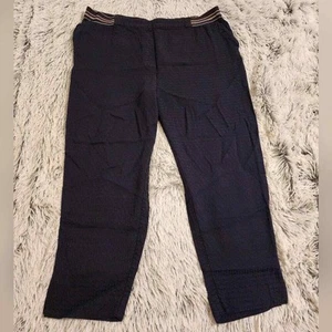 Anthropologie navy super soft LOUNGE utility pants Size XL - Picture 1 of 11