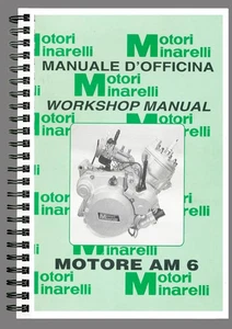 Motori Minarelli AM6 Workshop Manual Repair Workshop Service Book English - Picture 1 of 3