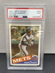 1985 Topps Traded Tiffany #192 Howard Johnson RC - PSA 9 - POP 9 !! Mets!! - Bild 1 von 2