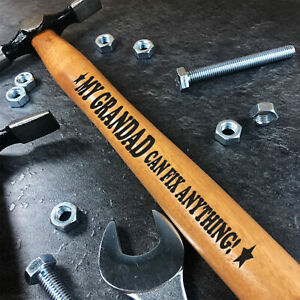 Engraved Hammer Tool Gift For Grandad Funny Fathers Day Birthday