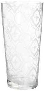 IMAX Evelyn Etched Glass Decorative Decorative Vase, Small - Picture 1 of 1