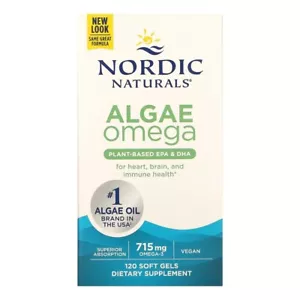 Nordic Naturals, Algae Omega, 715 mg, 120 Soft Gels - Bild 1 von 2
