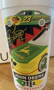 1996 John Deere Motorsports Chad Little #23 weiß Kunststoff HDPE Cup Nascar Serie - Bild 1 von 7