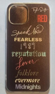 NEW  Taylor Swift (Album Titles) Phone Case for iPhone 15 Black - Picture 1 of 7