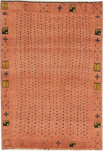 Perser Gabbeh Loribaft 116x79 Orientteppich Teppich Läufer Handgeknüpft - Bild 1 von 10