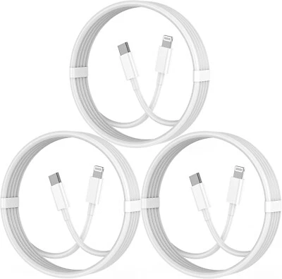 60W USB C Cable Fast Charging Cable for iPhone 14 13 12 11 XS XR X Max 8 7 Plus - Image 1 of 4