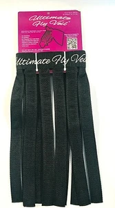 Velo per cavalli mosca equino 16,5" largo nylon fascia per sopracciglia cavallo adulto nero NUOVO - Foto 1 di 4