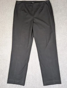 Talbots Hose Curvy schwarz mittelhoher Bund vorne flach Arbeit Karriere Größe 14 gerades Bein - Bild 1 von 12
