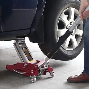 BIG RED 1.5 Ton AT815016LR Torin Hydraulic Steel Racing Floor Jack Dual Pump - Picture 1 of 6