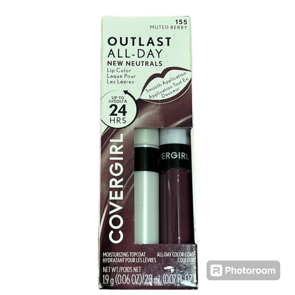 2x COVERGIRL Outlast 24 Hour Lipcolor 950 Deep Warm With Topcoat
