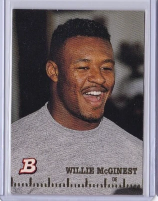 1994 Bowman #4 WILLIE MCGINEST NEW ENGLAND PATRIOTS RC - Image 1 of 2