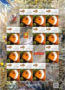 Exotic fish  - 2014 - 8 sheets. - Picture 1 of 8