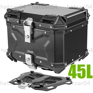 ALU 45L Motorcycle Top Box Luggage Case Universal for BMW, Suzuki&Other Models - Picture 1 of 12