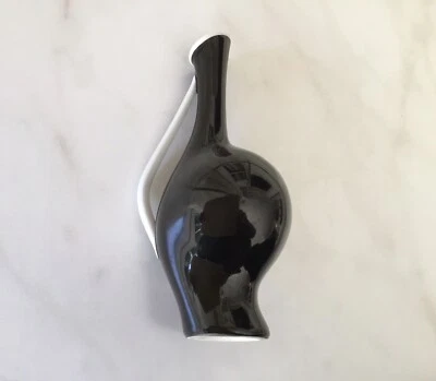 Rosenthal Vase Schwangere Luise von Fritz Heidenreich schwarz-weiß - Bild 1 von 3