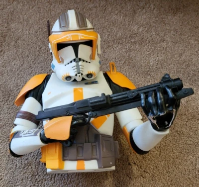 Diamond Select Star Wars COMMANDER CODY Banco de monedas Busto de soldado clon 2013 Foto 1 de 4