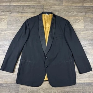 Leer** Chaqueta Esmoquin Vintage Chaps Ralph Lauren Para Hombre 50L Blazer Formal Lana - Imagen 1 de 17