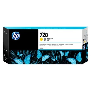 HP 728 (F9K15A) DesignJet T830/T730 Series Tintenpatrone Gelb 300ml - Bild 1 von 1