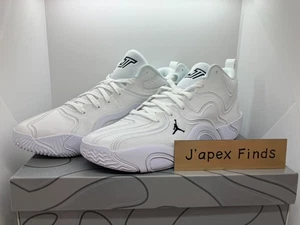 Nike Tatum 3 PF HQ5041-101 Basketball White White Black Men's Size - Picture 1 of 11