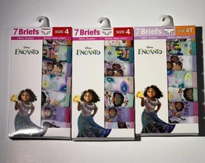 Disney Encanto Cotton Briefs SZ 4T Pack of 3 (7 pairs in each pack) toddler girl - Picture 1 of 3