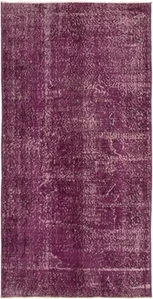 Traditional Vintage Hand-Knotted Carpet 3'9" x 7'7" Wool Area Rug - Picture 1 of 9