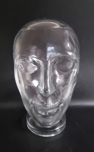 Vintage Glass Mannequin Head. Store Display. - Picture 1 of 2