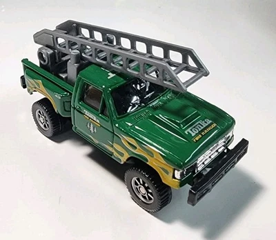 Maisto Turbo Tread Tonka Fire Ranger Unit 43 1/64 Diecast Ford Ladder Truck  - Image 1 of 4