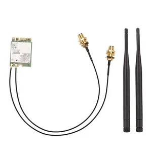 Wireless Network Card Gigabit Tri Band WiFi 6 Generation 802.11AX Standard 6 NEW - Afbeelding 1 van 12