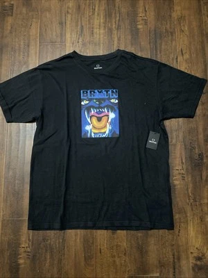 Nueva con etiquetas Camiseta Brixton Gráfica Calce Relajado Algodón Negra Rara Para Hombre Talla M. C1 Foto 1 de 4