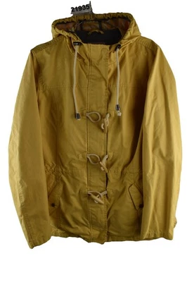 FAT FACE Yellow Rain Coat size Uk 14 Womens Full Zip Hooded Casual Outdoors - Image 1 of 4