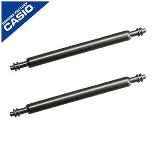 Genuine Casio SPRING ROD BAR 22/25mm set of TWO - Picture 1 of 2