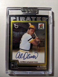 2004 Topps Chrome Certified Autograph Issue Al Oliver TA-AO Topps Sealed Pirates