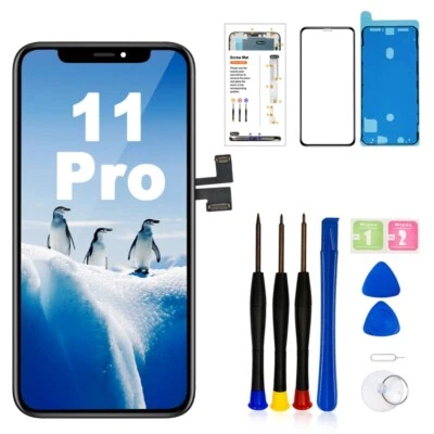 Display Für iPhone 11 Pro Retina FHD Bildschirm 3D Touch Screen OLED LCD Ersatz - Bild 1 von 4