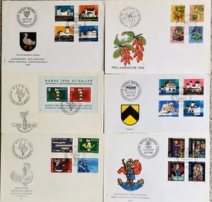 switzerland FDC First Day Cover Semi Postal Pro Patria Flowers Owl Orchids - Picture 1 of 1