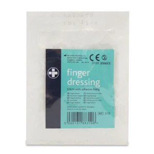 finger dressing with adhesive fixing (310) - Picture 1 of 2