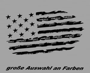 USA Fahne US Flagge Aufkleber Sticker Auto Motorrad Tuning Amerika US - Bild 1 von 5