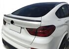 ABS Euro Rear Trunk Spoiler Lip Wing Sport Trim Lid For BMW X4 F26 SUV M 14-18