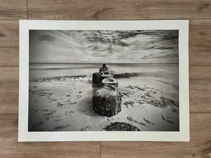 Poster Bild Kunstdruck Ostsee Buhne 70x50cm - Bild 1 von 1
