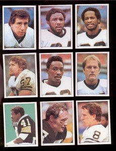 1981 New Orleans Saints Sticker Set ARCHIE MANNING WES CHANDLER STAN BROCK