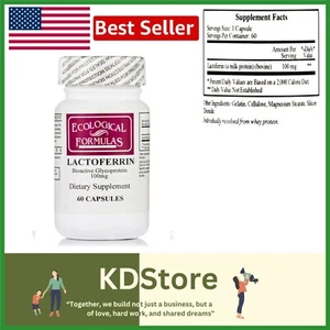 Lactoferrin 100 mg - Essential Capsules for Gut Health & Immunity Support - Picture 1 of 3