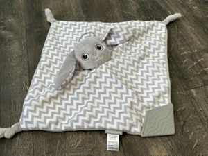 BooginHead Pacifier Holder PlushLovey Baby Teether Bunny Rabbit Chevron Zig Zag - Picture 1 of 7