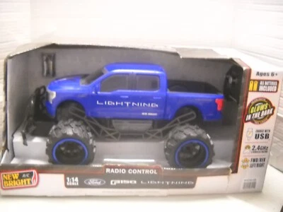 CAMIONES RC BRILLANTES FUNCIÓN COMPLETA RADIO CONTROL FORD F150 LIGHTNING BRILLA EN D Foto 1 de 4