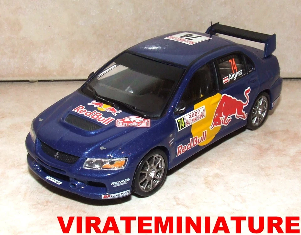 1 MITSUBISHI LANCER EVO 9 RALLYE MONTE CARLO 2007 ANDREAS AIGNER IXO ALTAYA 1/43 - Photo 1/1