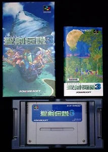 SEIKEN DENSETSU 3 - Nintendo Super Famicon SFC 1995 - US Seller Fast Ship - CIB - Picture 1 of 7